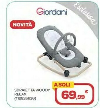 Bimbo Store Giordani Sdraietta Woody Relax offerta