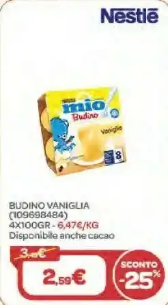 Nestlè Budino Vaniglia 4x100gr
