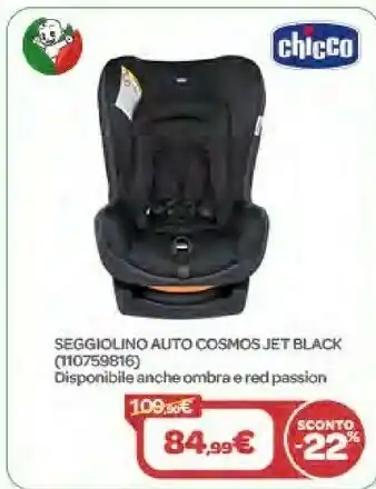 Bimbo Store Chicco Seggiolino Auto Cosmos Jet Black offerta