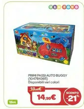 Bimbo Store Old Toys Primi Passi Auto Buggy offerta