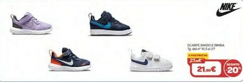 Nike Scarpe Bimbo E Bimba