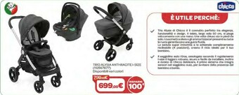 Bimbo Store Chicco Trio Alysia Anthracite I-Size offerta