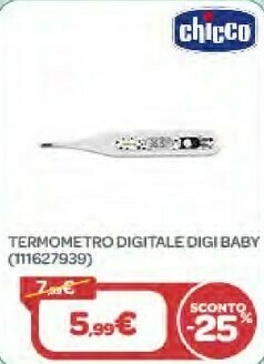 Bimbo Store Chicco Termometro Digitale Digi Baby offerta