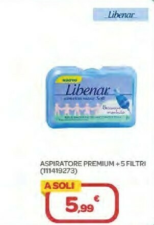 Libenar Aspiratore Premium +5 Filtri
