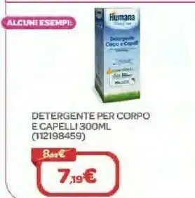 Bimbo Store Humana Detergente Per Corpo E Capelli 300ml offerta