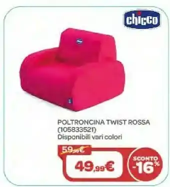 Chicco Poltroncina Twist Rossa