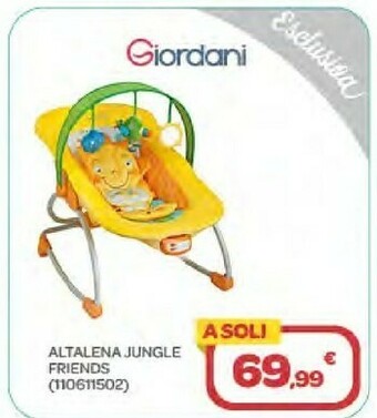 Bimbo Store Giordani Altalena Jungle Friends offerta