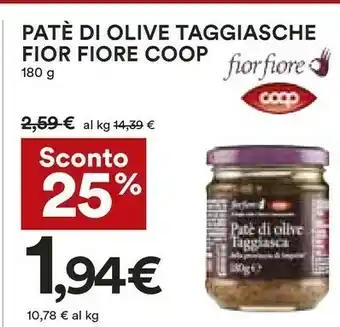 Coop Patè Di Olive Taggiasche offerta