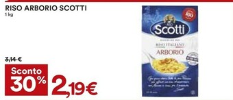 Coop Scotti Riso Arborio offerta