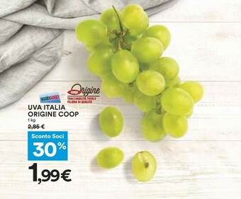 Coop Coop Uva Italia Origine offerta