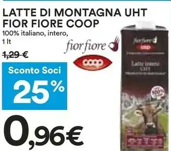 Coop Coop Latte Di Montagna Uht offerta