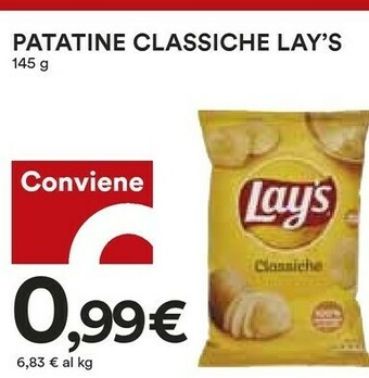 Coop Lay's Patatine Classiche offerta