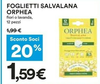 Coop Orphea Foglietti Salvalana offerta