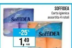 Caddy's Soffidea Carta Igienica Assortita 4 Rotoli offerta