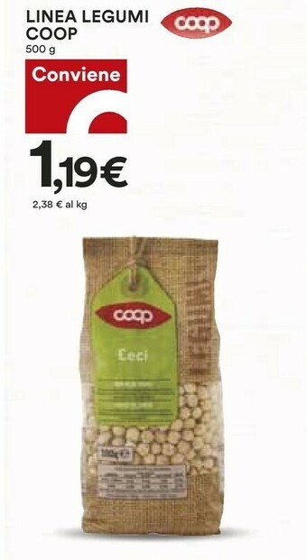 Coop Ceci Coop Linea Legumi offerta