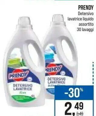 Caddy's Prendy Detersivo Lavatrice Liquido Assortito offerta