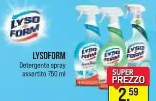 Caddy's Lysoform Detergente Spray offerta