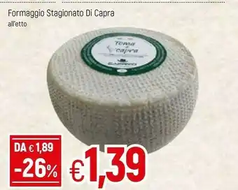 Famila Formaggio Stagionato Di Carpa offerta