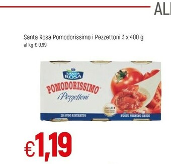Famila Santa Rosa - Pomodorissimo I Pezzettoni 400 g(ml) offerta