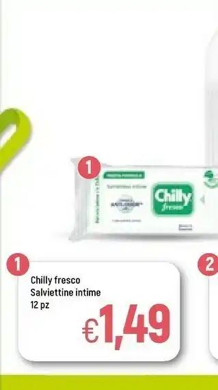 Famila Chilly Fresco Salviettine Intime offerta