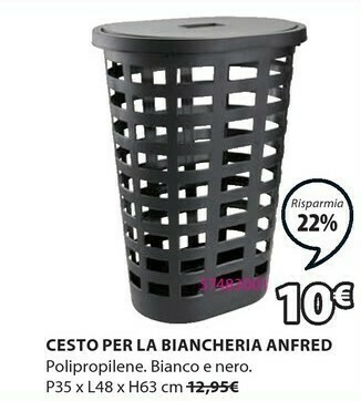 JYSK Cesto Per La Biancheria Anfred offerta