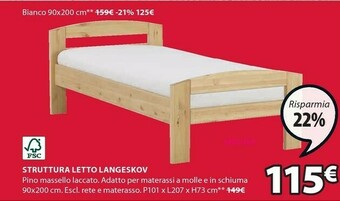 JYSK Struttura Letto offerta