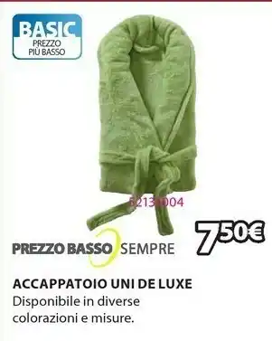 De Luxe Accappatoio Uni