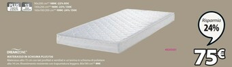 JYSK Dreamzone Materasso In Schiuma Plus F30 offerta