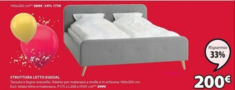 JYSK Struttura Letto offerta