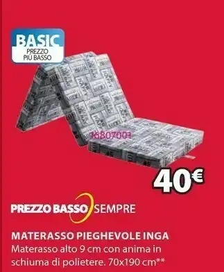 JYSK Materasso Pieghevole Inga offerta