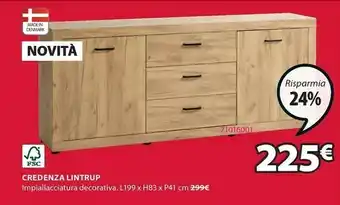 JYSK Credenza Lintrup offerta
