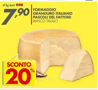 Italmark Pascoli Del Fattore Formaggio Granduro Italiano offerta