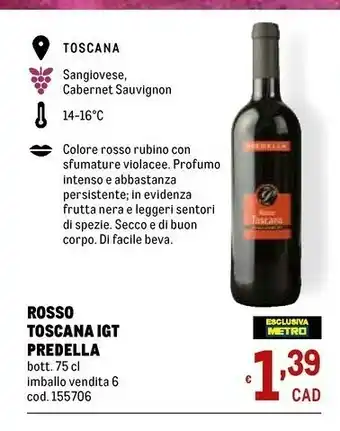 Rosso Toscana Igt Predella