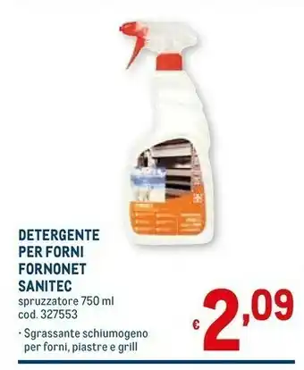 Metro Sanitec Detergente Per Forni Fornonet offerta