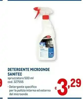 Metro Sanitec Detergente Microonde offerta