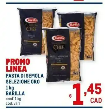 Metro Barilla Pasta Di Semola Selezione Oro offerta