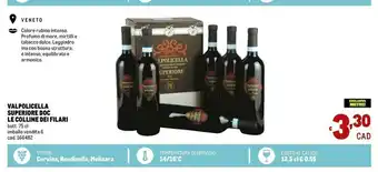 Metro Le colline dei filari Valpolicella Superiore Doc offerta