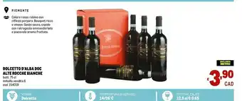 Metro Alte Rocche Bianche Dolcetto D'Alba Doc offerta