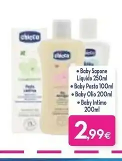 Proshop Chicco Baby Sapone Liquido offerta