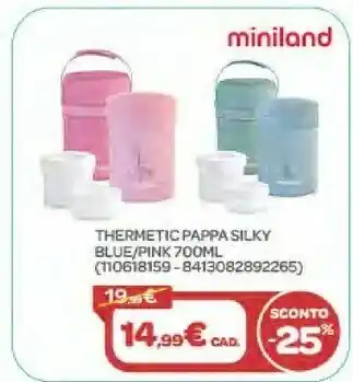 Miniland Thermetic Pappa Silky Blue 700ml
