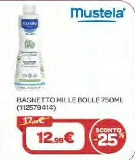 Bimbo Store Mustela Bagnetto Mille Bolle 750ml offerta