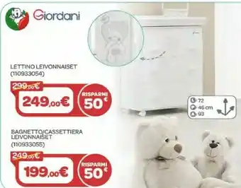 Bimbo Store Giordani Bagnetto/ Cassettiera Leivonnaiset offerta