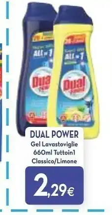 Proshop Dual Power Gel Lavastoviglie Tutto In 1 Classico offerta