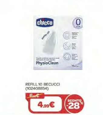 Bimbo Store Chicco Refill 10 Becucci offerta
