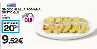 Coop Gusto Qui Gnocchi Alla Romana offerta