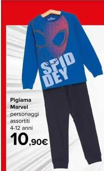Carrefour Marvel Pigiama offerta