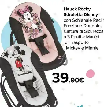 Carrefour Disney Hauck Rocky Sdraietta offerta