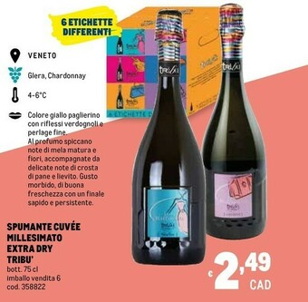 Metro Spumante offerta