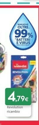 Proshop Vileda Revolution Ricambio offerta