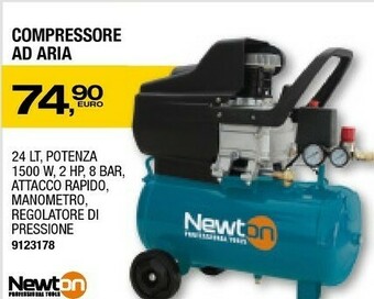 Bricofer Newton Compressore Ad Aria offerta